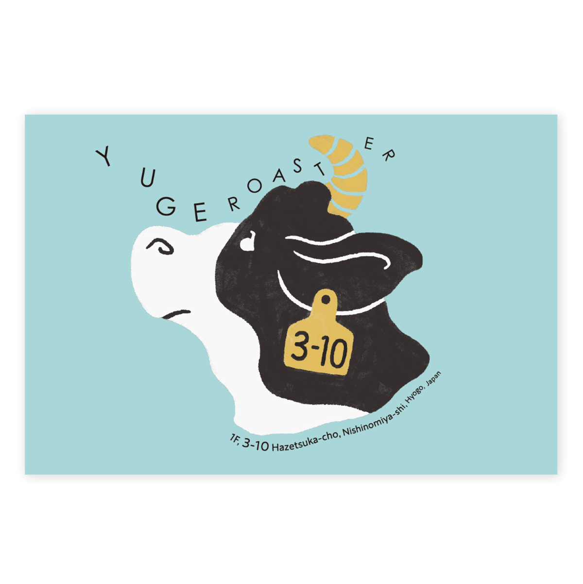 YUGE_IMUYAM ポストカードCOW