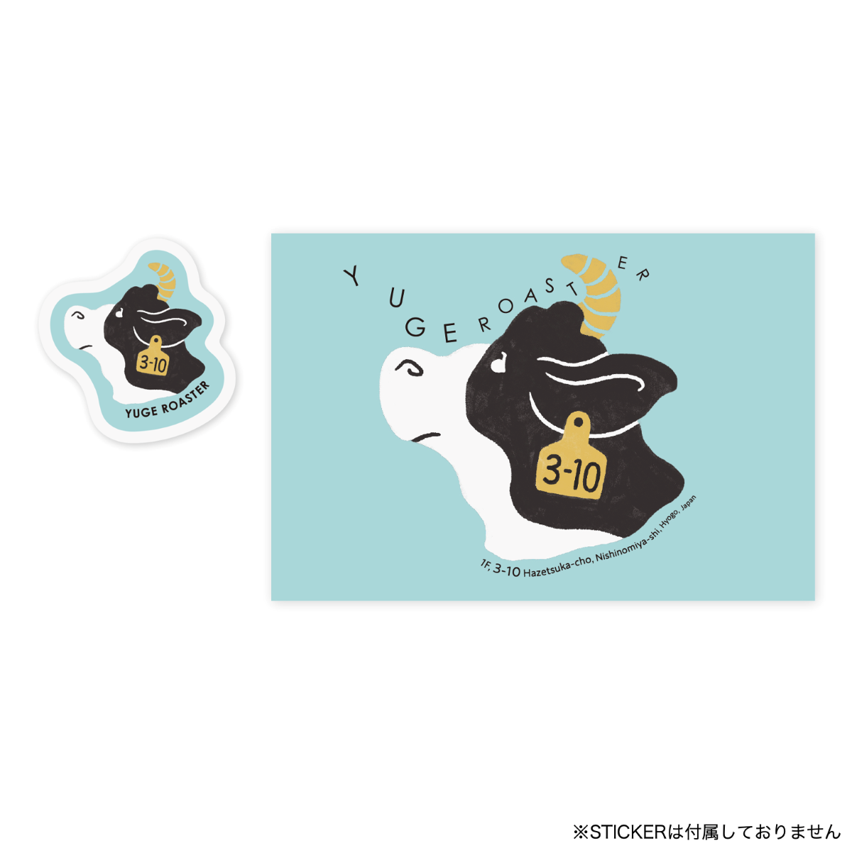 YUGE_IMUYAM ポストカードCOW
