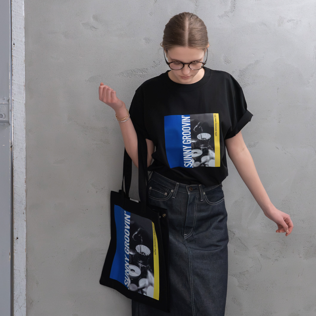 珈琲小_JAZZ Tシャツ