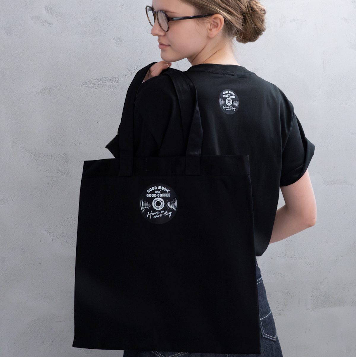 珈琲小_JAZZ Tシャツ